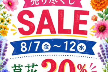 【夏の草花】売り尽くしSALE！